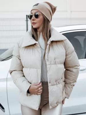 Dámská bunda DSTREET LARO ty4703 BÉŽOVÁ