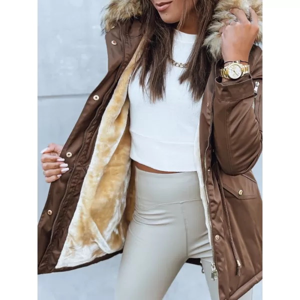  Dámská bunda DSTREET VIXEN TY3871 KARAMELOVÁ 