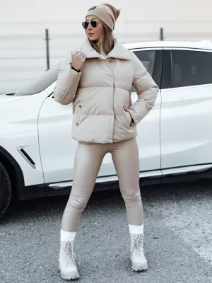 Dámská bunda DSTREET LARO ty4703 BÉŽOVÁ