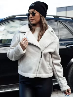 Dámská bunda DSTREET SOFTSTILL TY4748 BÍLÁ