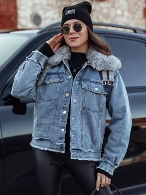 Dámská bunda DSTREET FURDENIM TY4755 SVĚTLE MODRÁ
