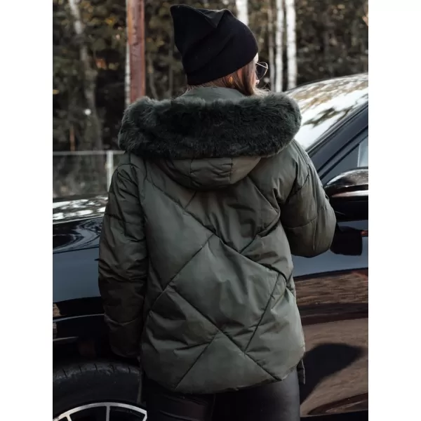  Dámská bunda DSTREET MODIVA TY4727 ZELENÁ 