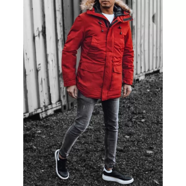  Pánská bunda DSTREET tx2995 ČERVENÁ 