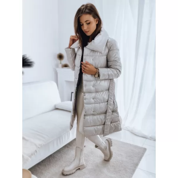  Dámský kabát DSTREET LONDON PREMIUM TY3162 BÉŽOVÁ 