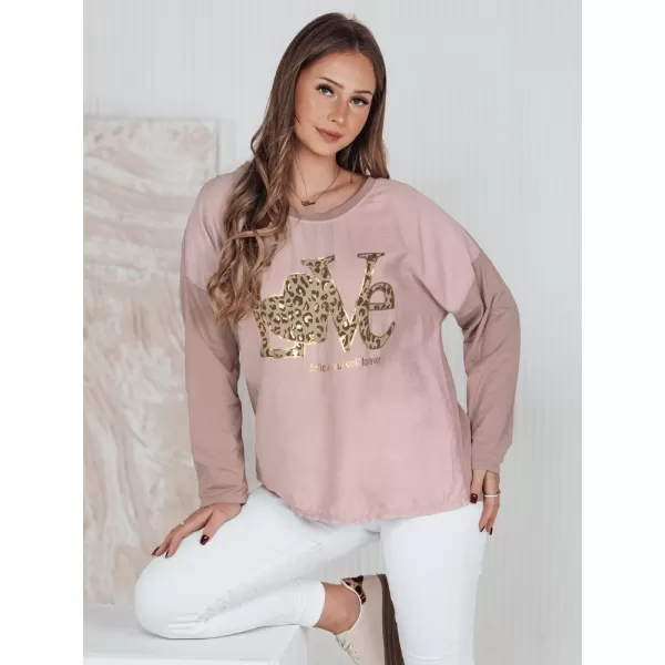  Dámské triko DSTREET LOVEGLOW RY2699 RŮŽOVÁ 