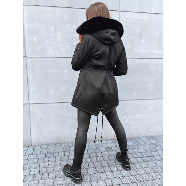  Dámský kabát DSTREET GODDESS TY3867 ČERNÁ 