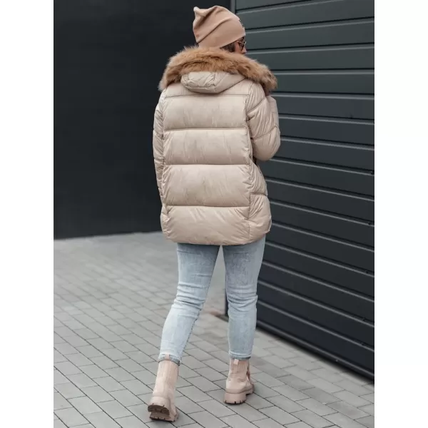  Dámská bunda DSTREET NORDKOLL TY4710 KHAKI 