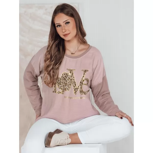  Dámské triko DSTREET LOVEGLOW RY2699 RŮŽOVÁ 
