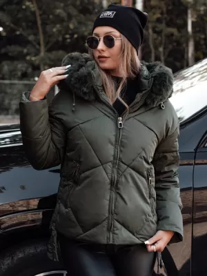 Dámská bunda DSTREET MODIVA TY4727 ZELENÁ