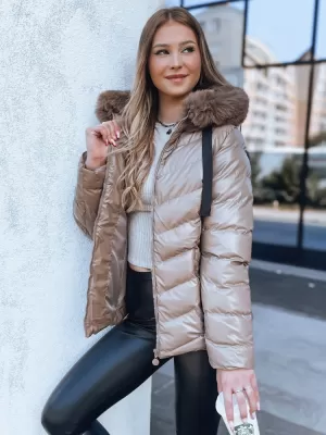 Dámská bunda DSTREET MIRIAL TY3771 BÉŽOVÁ