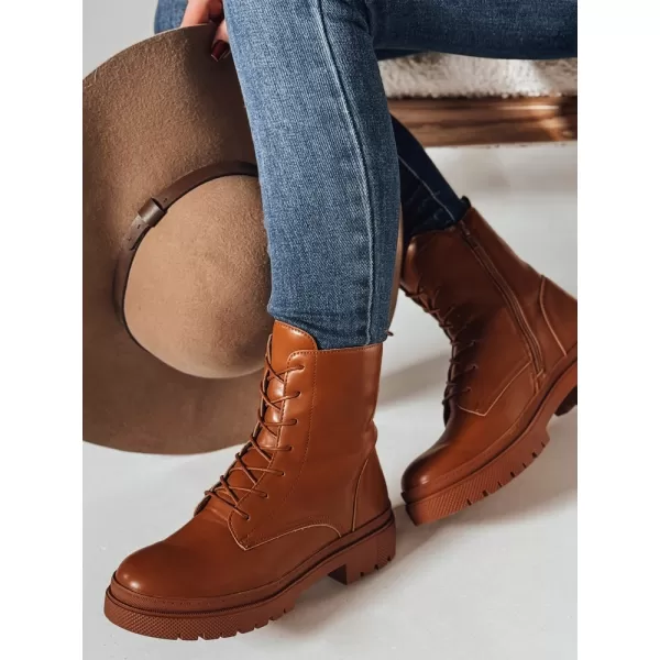  Dámské boty DSTREET STYLOBOSS ZY0520 KARAMELOVÁ 