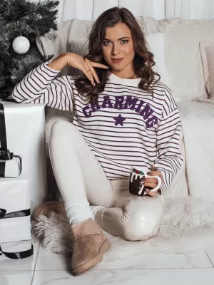 Dámský svetr DSTREET AURORA FIALOVÁ