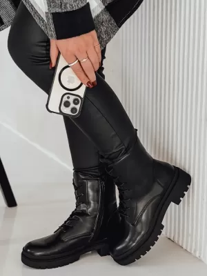 Dámské boty DSTREET STYLOBOSS ZY0521 ČERNÁ