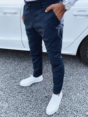 Pánské kalhoty DSTREET ux4393 NÁMOŘNÍ MODRÁ