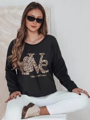Dámské triko DSTREET LOVEGLOW RY2697 TMAVĚ ŠEDÁ