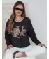 Dámské triko DSTREET LOVEGLOW RY2697 TMAVĚ ŠEDÁ
