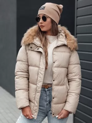 Dámská bunda DSTREET NORDKOLL TY4710 KHAKI