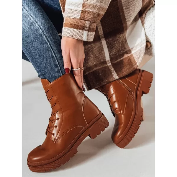  Dámské boty DSTREET STYLOBOSS ZY0520 KARAMELOVÁ 