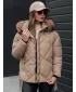 Dámská bunda DSTREET LESISI TY4715 BÉŽOVÁ