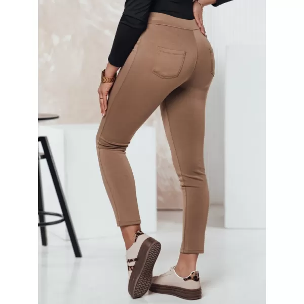 Dámské kalhoty DSTREET MODSTORY BÉŽOVÁ 
