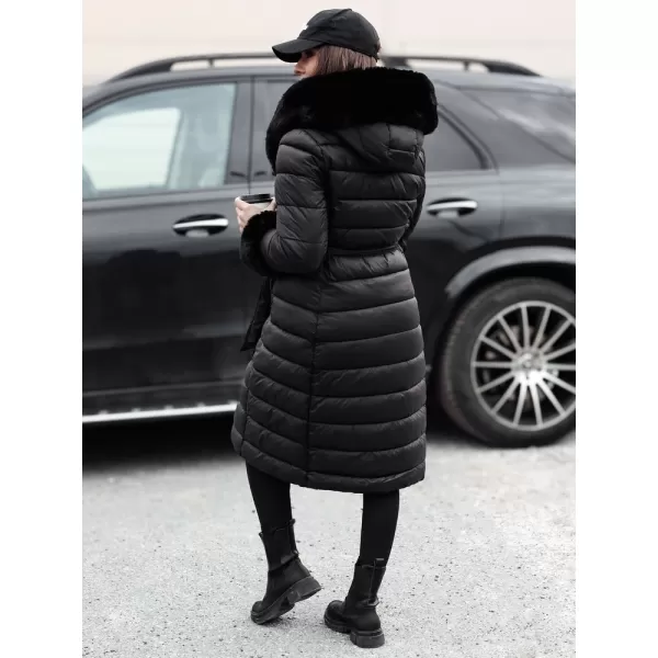 Dámský kabát DSTREET ZAELEGANTE TY4779 ČERNÁ 