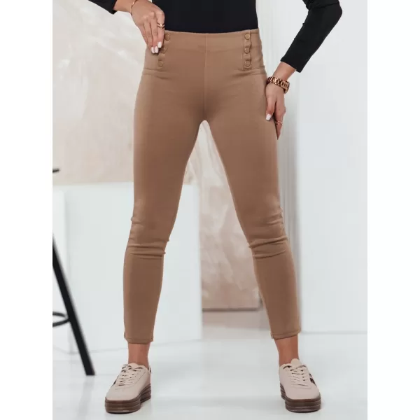  Dámské kalhoty DSTREET MODSTORY BÉŽOVÁ 