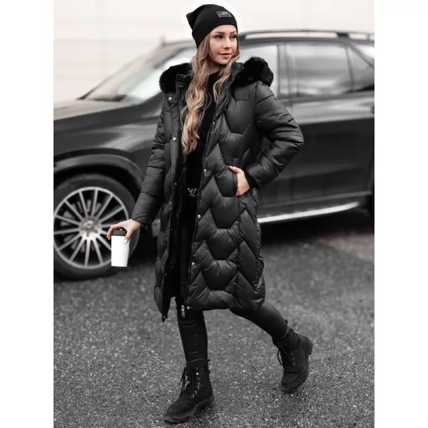  Dámský kabát DSTREET WINTERACT TY4775 ČERNÁ 