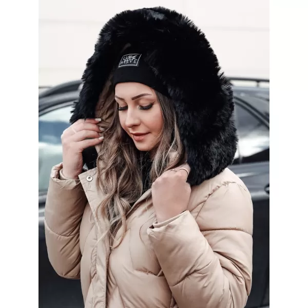  Dámský kabát DSTREET WINTERACT TY4777 BÉŽOVÁ 