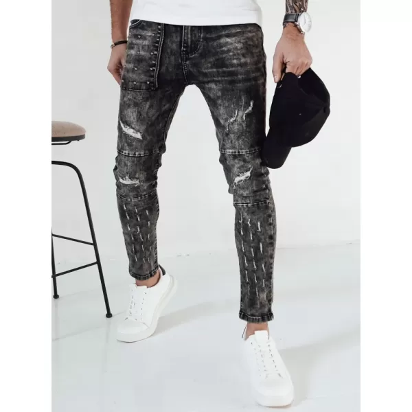  Pánské kalhoty DSTREET UX4146 ČERNÁ 