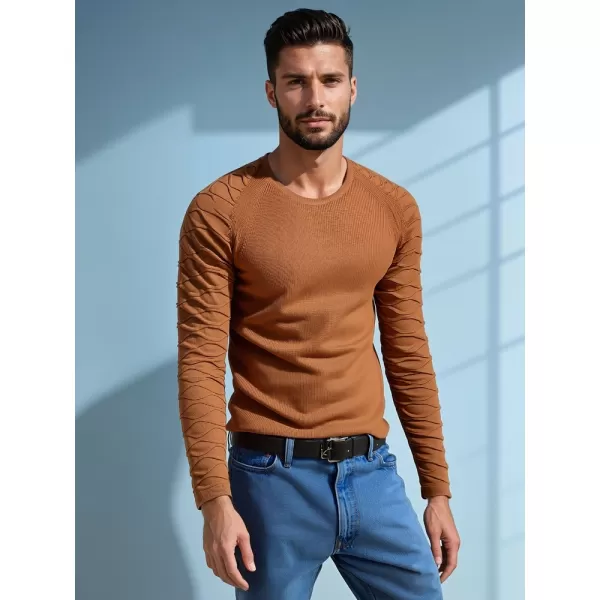  Pánský svetr DSTREET WX2289 VELBLOUD 