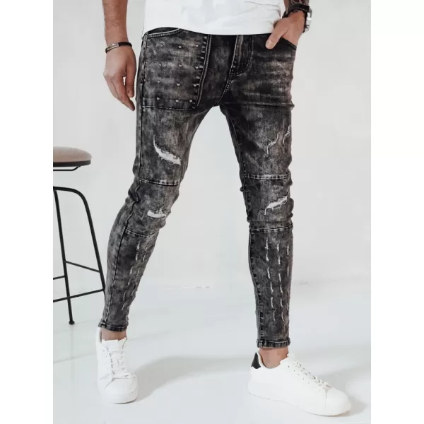  Pánské kalhoty DSTREET UX4146 ČERNÁ 