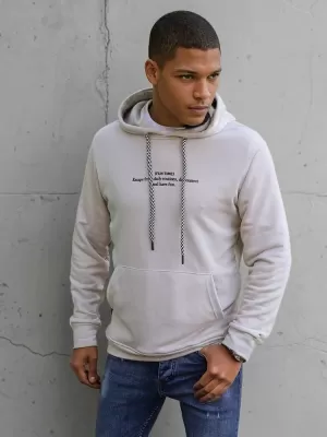 Pánská mikina DSTREET BX5460 KARAMELOVÁ
