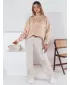 Dámská mikina DSTREET BY1354 BÉŽOVÁ