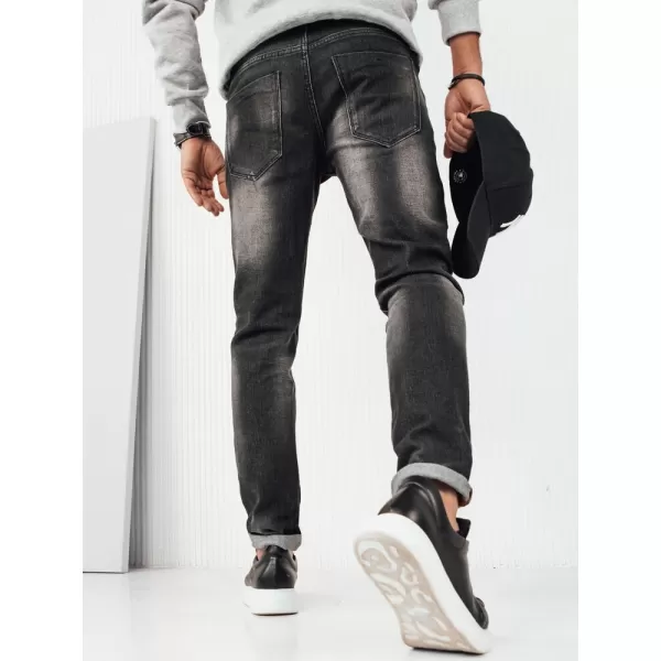  Pánské kalhoty DSTREET UX4248 ČERNÁ 