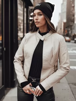 Dámská bunda DSTREET TY4744 BÉŽOVÁ