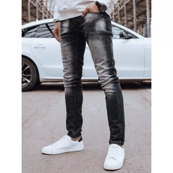  Pánské kalhoty DSTREET UX3818 ČERNÁ 