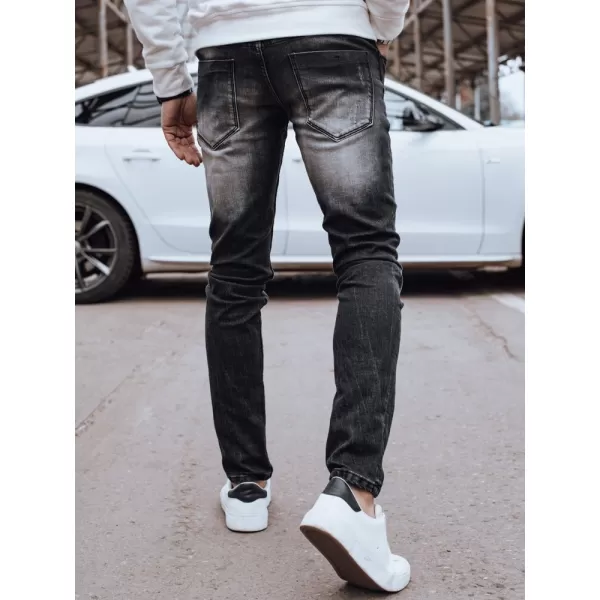  Pánské kalhoty DSTREET UX3818 ČERNÁ 