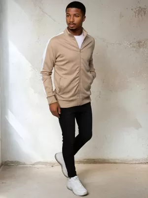 Pánská mikina DSTREET BX5564 KHAKI
