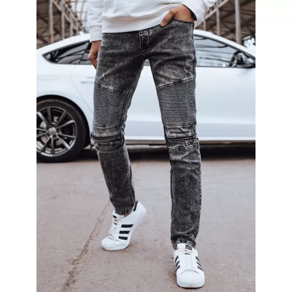  Pánské kalhoty DSTREET UX4246 ČERNÁ 