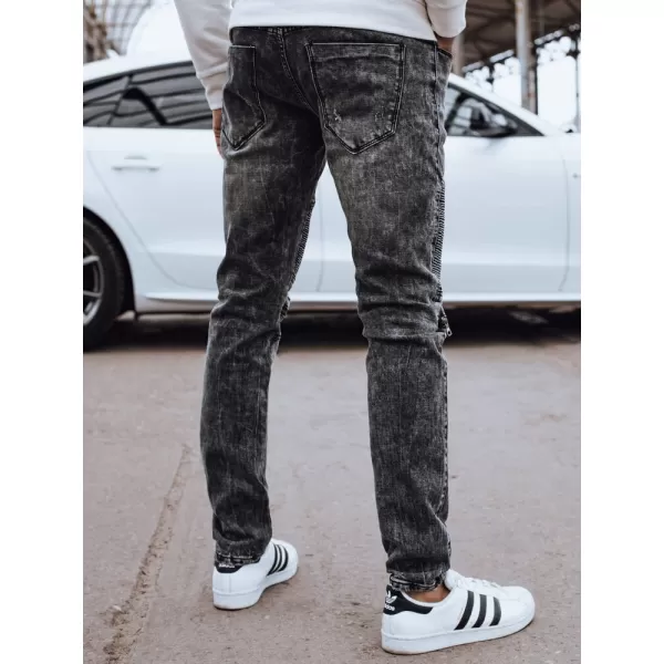  Pánské kalhoty DSTREET UX4246 ČERNÁ 