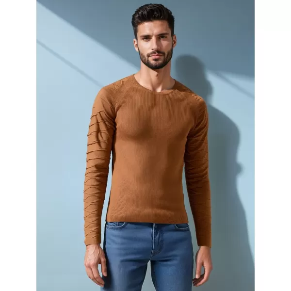  Pánský svetr DSTREET WX2289 VELBLOUD 