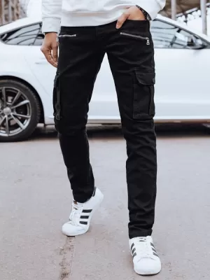 Pánské kalhoty DSTREET UX4237 ČERNÁ