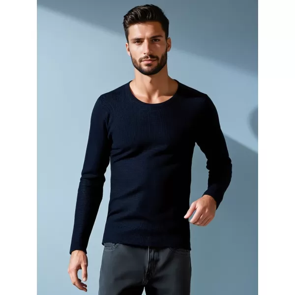  Pánský svetr DSTREET WX2296 NÁMOŘNÍ MODRÁ 