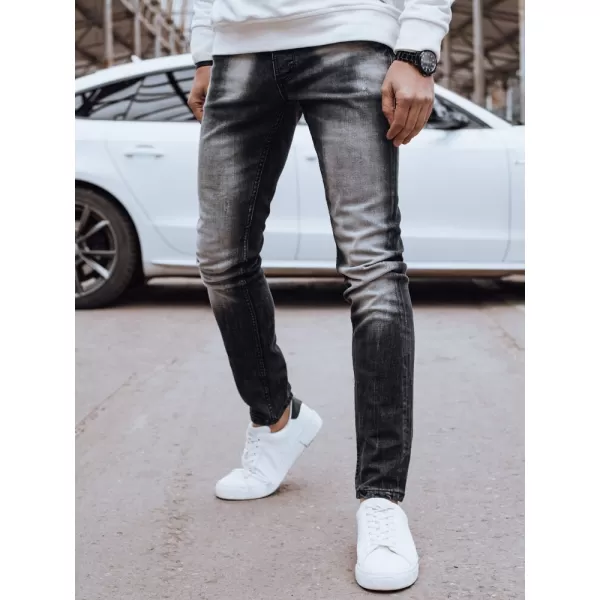  Pánské kalhoty DSTREET UX3818 ČERNÁ 
