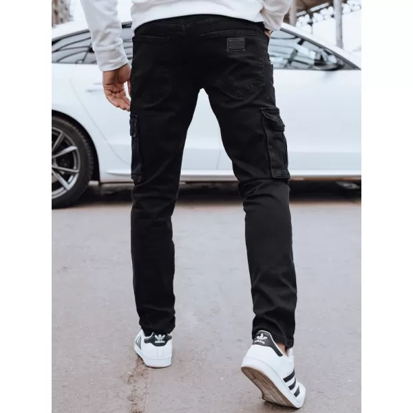  Pánské kalhoty DSTREET UX4237 ČERNÁ 