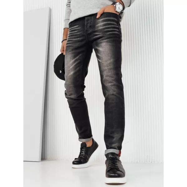  Pánské kalhoty DSTREET UX4248 ČERNÁ 