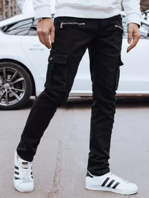 Pánské kalhoty DSTREET UX4237 ČERNÁ