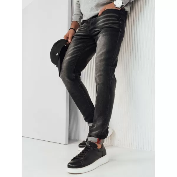  Pánské kalhoty DSTREET UX4248 ČERNÁ 