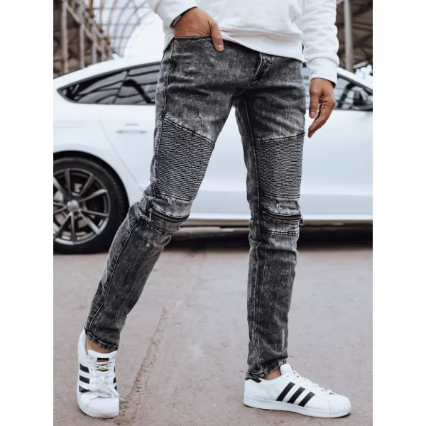  Pánské kalhoty DSTREET UX4246 ČERNÁ 