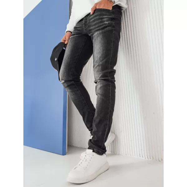  Pánské kalhoty DSTREET UX4243 ČERNÁ 
